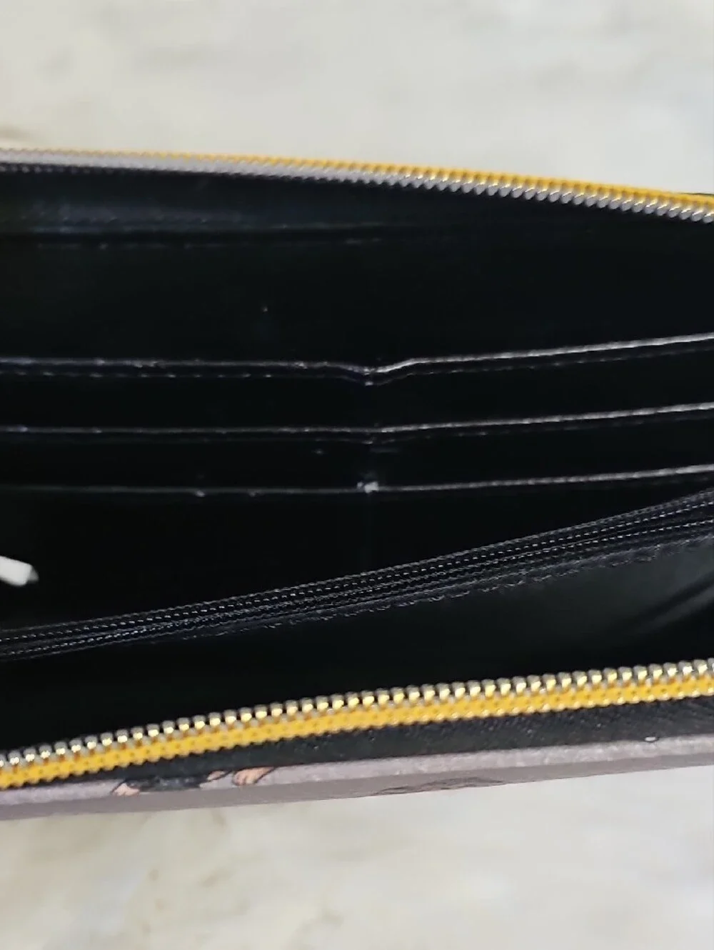 Pawskii Gray Dog-Print Zip Wallet